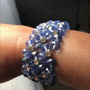 Sparkly multi stretch bracelet